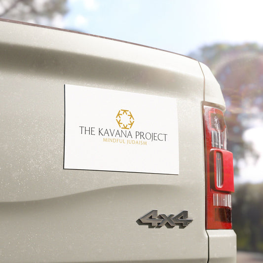 The Kavana Project - Mindful Judaism Car Magnet