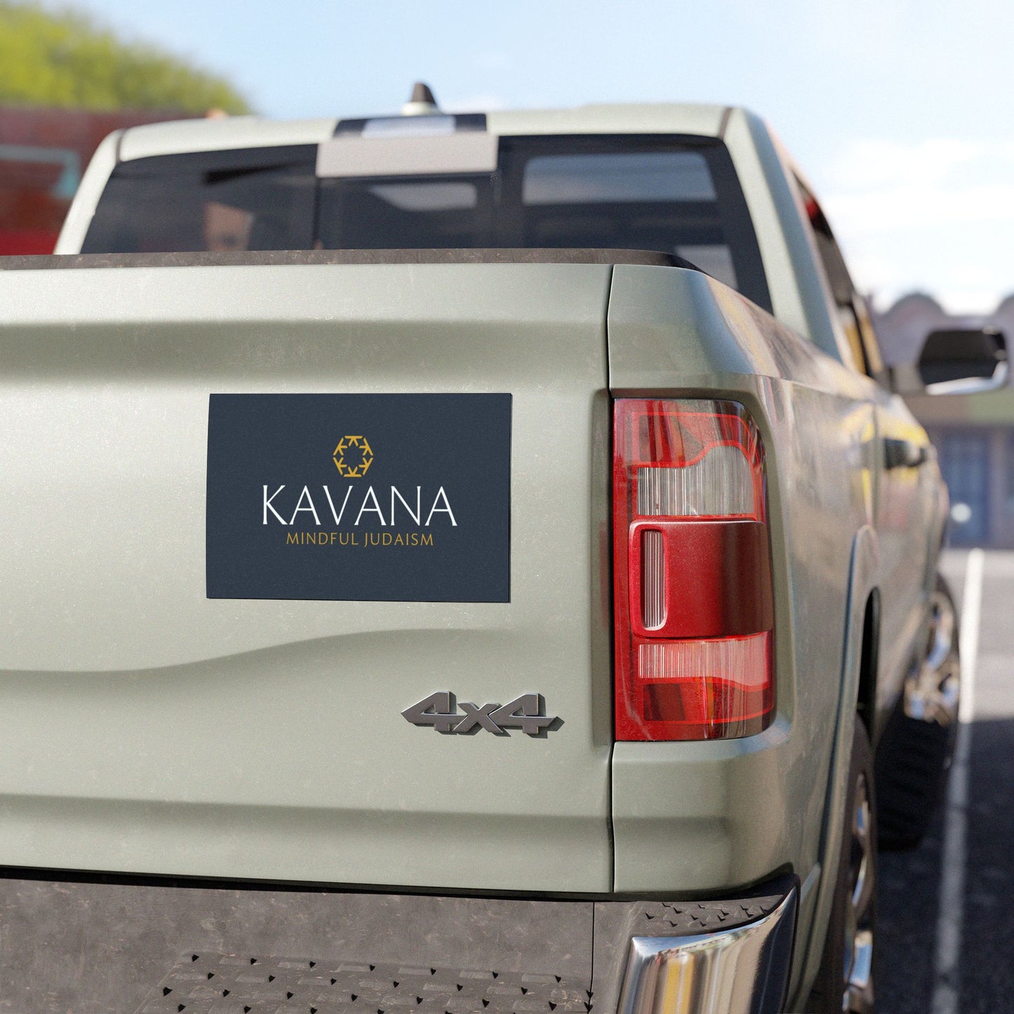 Kavana - Mindful Judaism Car Magnet - Spiritual Vehicle Decor